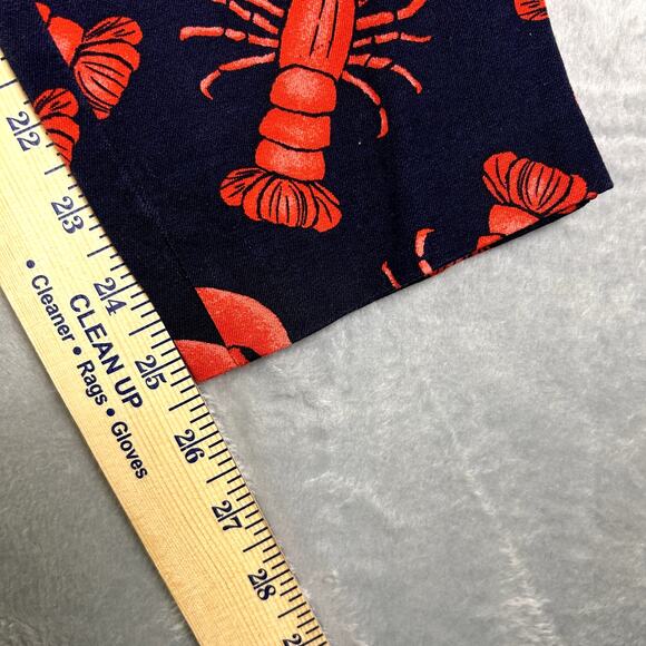 Old Navy Pixie Ankle Lobster Pants Women's 28 Navy Red Coastal Grandma - Picture 7 of 8